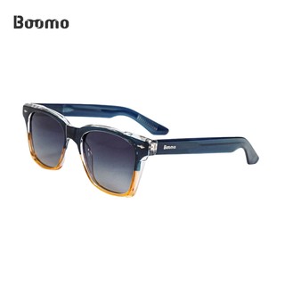 Boomo - Kính râm cổ điển - Kính râm đĩa - Kính chặn màu xanh