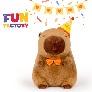 ℉UN FACTORY 30cm Kapibara Búp Bê Capybara Sang Trọng Đồ Chơi Trẻ Em Bé Trai Bé Gái Mũ Sinh Nhật Búp Bê Capybara