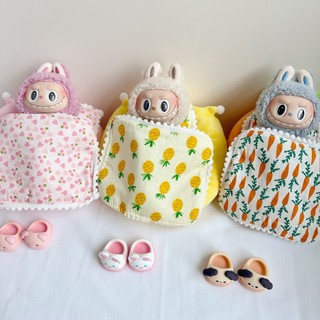 Túi ngủ giường búp bê giường giường mô phỏng nhỏ thích hợp cho giường Labubu