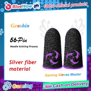 BlueWow Găng Tay Chơi Game Pubg Bằng Sợi Bạc Độc Quyền Chống Mồ Hôi