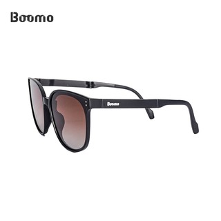 Boomo - Kính râm gấp siêu nhẹ - Kính râm chống nắng màng xanh phân cực bên trong