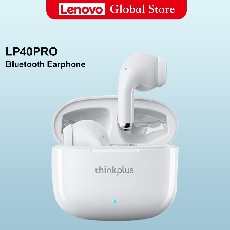 Tai nghe Bluetooth không dây Lenovo LP40 Pro âm thanh nổi HD giảm ồn thông minh cảm ứng chống nước