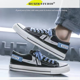 Mùa xuân sinh viên mới phiên bản Hàn Quốc của xu hướng quốc gia giày vải phù hợp với giày thể thao cổ thấp thoáng khí