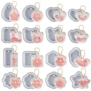 Khuôn silicone Làm Mặt Dây Chuyền Hình Tròn Không Đánh Bóng diy