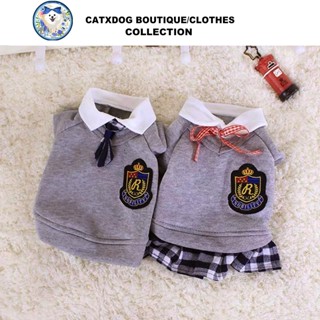  【Yuanzhs Pet  Công chúa sân trường váy áo sơ mi thời trang mùa hè vật nuôi áo cho chó đầm cho chó quần áo cho chó áo cho mèo áo cho chó đồ cho chó váy cho chó poodle quần áo cho mèo áo cho cún áo chó váy cho mèo áo mèo đồ cho cún mũ cho chó 