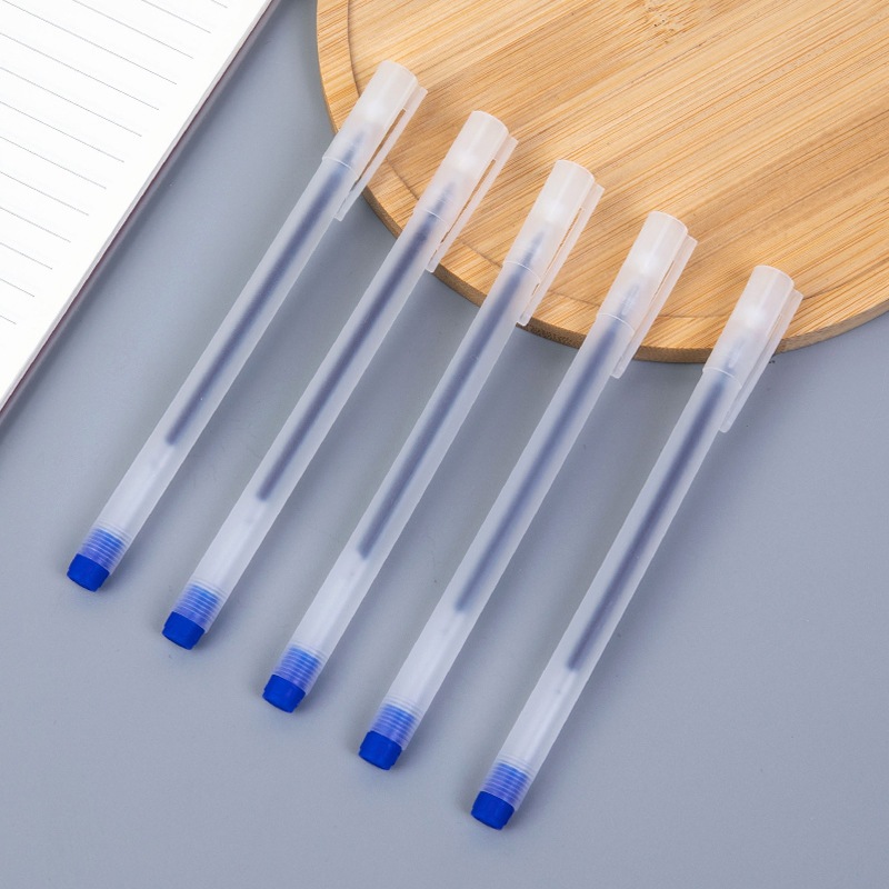 Bút Gel Matte Đơn Giản Đen Xanh Đỏ Bút Học Sinh Quà Tặng Học Tập Đồ Dùng Học Tập