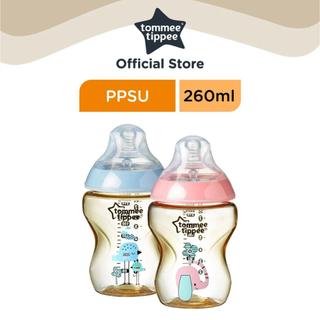 Tommee Tippee Gần gũi hơn với bình sữa cho bé Chai PPSU cổ rộng có núm vú giống như núm vú