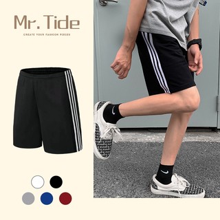 Quần Short thun Nam Nữ Unisex phối 3 sọc