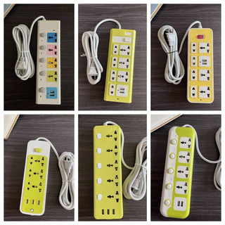 【High Qulity】Cắm Điện USB Đa Năng Cao Cấp Chống Giật Dây Dài 4m, 2 Cổng Cắm USB Có Chốt An Toàn Tiện Dụng