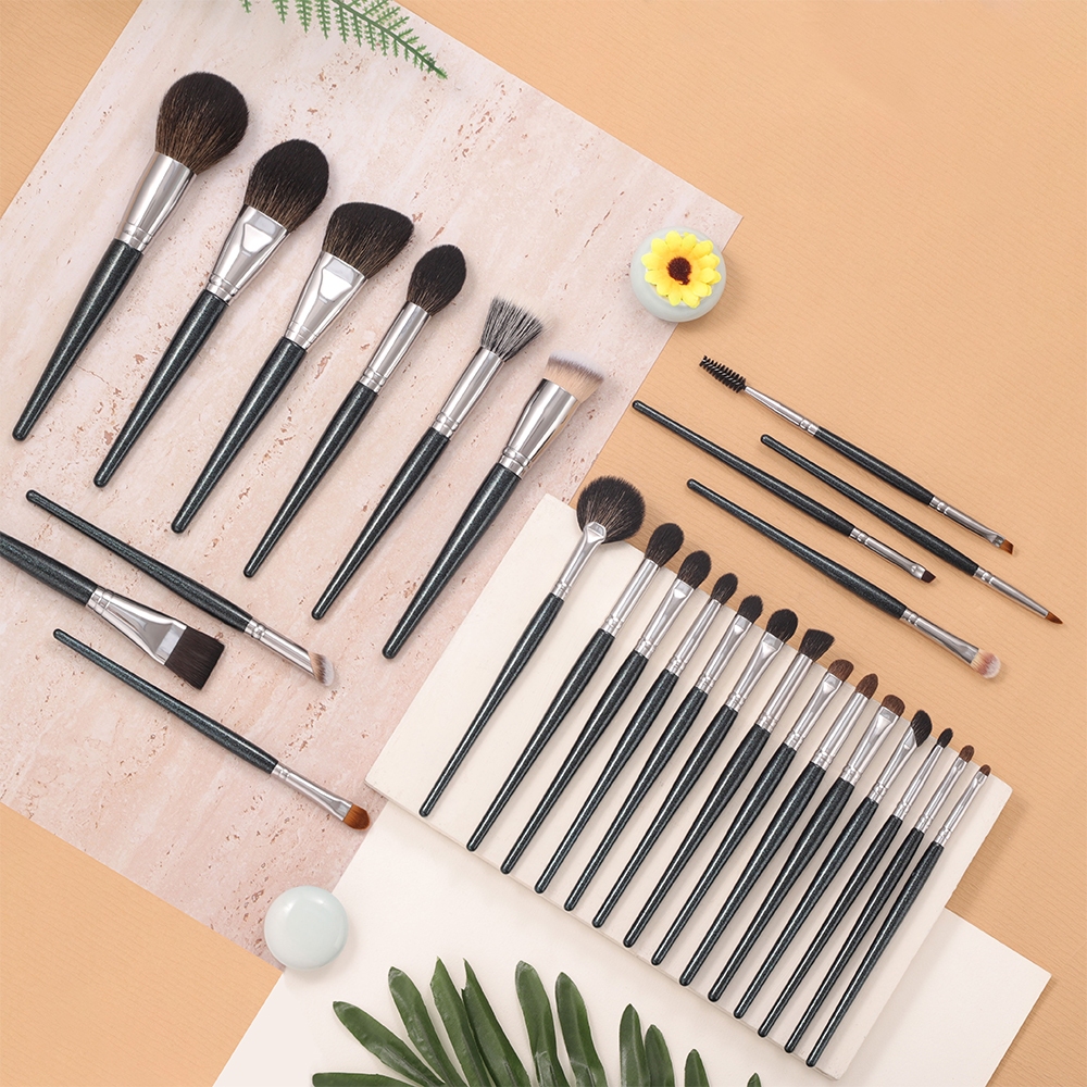 Ovw 1 Chiếc Star Sky Blue Goat Hair Powder Blusher Brush Foundation Cosmetic Brush XKL