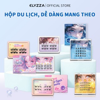 ELYZZA Mi Giả Idol Kpop 10-12mm & Sunflower & Móng Vuốt Mèo(10-12mm) Có Thể Tái Sử Dụng Nhiều Lần, Mi Cụm Đuôi Cá 10-13mm Mi Chùm Dễ Gắn, Nối Mi Dễ Dùng, Mắt To Tự Nhiên