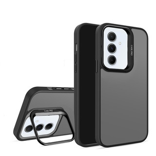 Ốp Điện Thoại Chống Sốc Cho Samsung Galaxy A55 A35 A25 A15 A73 A53 A33 A23 A13 A54 A34 A24 A14 A04S 4G 5G Vỏ Điện Thoại Cứng Trong Suốt Có Giá Đỡ Ống Kính Để Bảo Vệ Chống Rơi