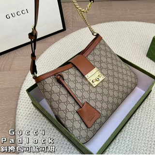 Ổ khóa Sản phẩm mới HOBO Túi xách nữ sang trọng có hộp Da thật GG999999-0529