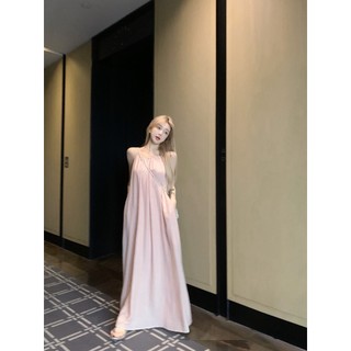 【COLORBLLIND】Váy xếp ly Váy dài dáng rộng