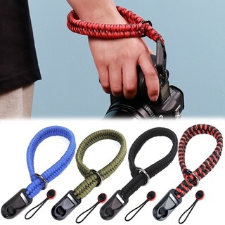 Dây đeo cổ tay máy ảnh Dây đeo cổ tay bện Nylom cho máy ảnh DSLR Nikom Canom Sony có khóa tháo nhanh