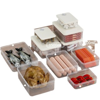 Nhà Bếp Kháng Khuẩn Kín Crisper Lò Vi Sóng Nhựa Hộp Cơm Trưa Thực Phẩm Hộp Đựng Trái Cây Hộp Kín