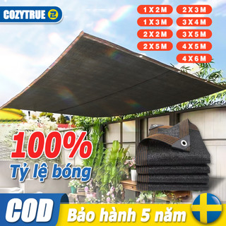COZYTRUE Lưới Che Nắng Bạt Che Nắng Ban Công Ngoài Trời, Dộ Che Nắng Siêu Bền, Chặn Tia UV Hiệu Quả