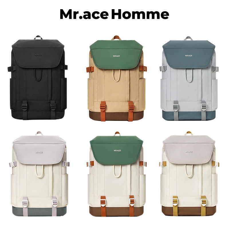 Ba lô chống nước Mr.ace Homme 3003 dành cho nam túi đi học dung tích lớn dành cho học sinh ba lô thiết kế đầy đủ