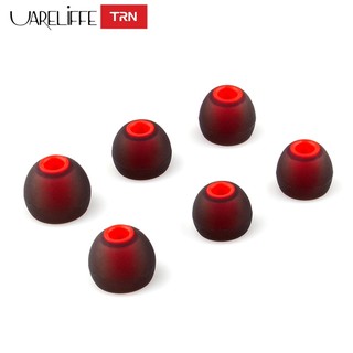 Uareliffe TRN 3 Cặp Đầu Tai Trong Tai Thoải Mái Mặc Silicon Thay Thế Đầu Tai S M L Vòng Cao Su Mềm Tai Nghe Đệm Phụ Kiện Tai Nghe