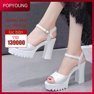 Giày cao gót phiên bản hàn quốc giày nữ mới xăng đan cao gót nữ