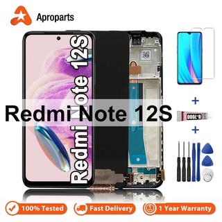 Lcd cho xiaomi redmi note 12s 2303cra44a 23030rac7y màn hình hiển thị bộ số hóa cảm ứng lắp ráp note12s thay thế