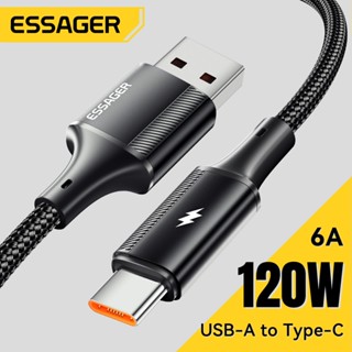 Cáp Usb Essager 120W Type C cho dây sạc nhanh xiaomi 6A