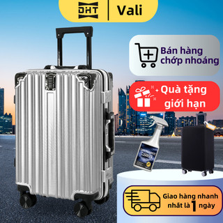 Vali Du Lịch DHT Size 20/24 Vật liệu khung nhôm siêu mạnh siêu bền Siêu bền và bền