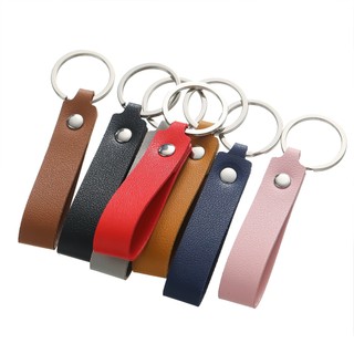St.kunkka. 3 * 11cm 1 / 5 chiếc nhiều màu da pu móc khóa móc khóa da mặt dây chuyền kinh doanh quà tặng xe chìa khóa dây đeo