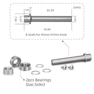 Bộ vòng bi kèm trục câu cá GOMEXUS CNC chất lượng cao (có bán lẻ)