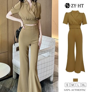ZYHT Jumpsuit nữ jumpsuit Hàn Quốc jumpsuit gợi cảm quần yếm nữ đồ cưới quần áo bảo hộ lao động set đồ 5795
