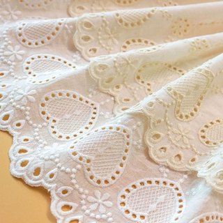 1 Sân Rỗng Vải Cotton Ren 18.5cm May Quần Áo Phụ Kiện Trang Trí Phụ Kiện Phụ Kiện