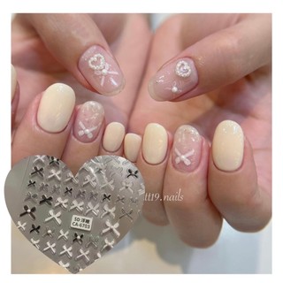 Sticker nơ nổi dán móng dễ thương