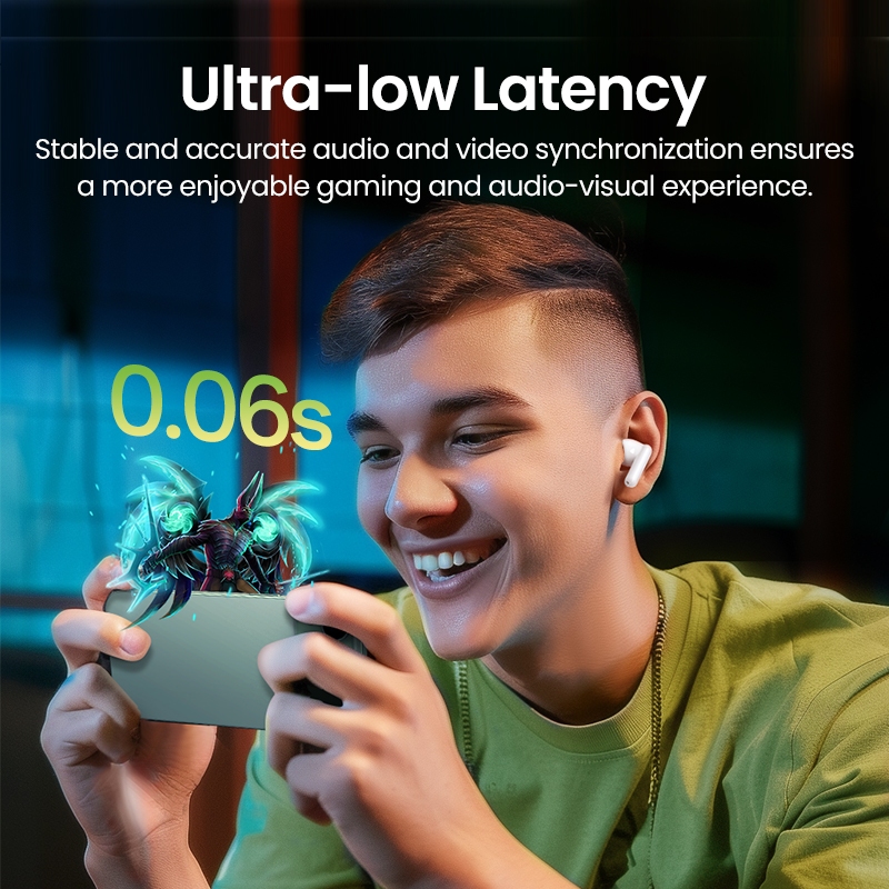 Tai nghe không dây UGREEN P3 Bluetooth 5.4  chống nước IPX5 độ trễ thấp Khử tiếng ồn cuộc gọi ENC | BigBuy360 - bigbuy360.vn