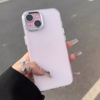 Ốp điện thoại trong suốt có sợi xích+dây đeo mặt bướm cho for iPhone 15 14 13 Pro Max 12 mini 7 8 Plus X XS Max XR 11 Pro Max