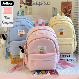 [Hàng có sẵn trong kho]Ba lô cô gái dễ thương Ba lô sinh viên đại học nhỏ Ba lô nhẹ