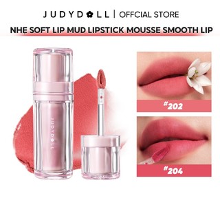 Judydoll Spring Lip Mud Lip Gloss Velvet Mist Matte Nhẹ Soft Lip Mud Lipstick Mousse Smooth Lip
