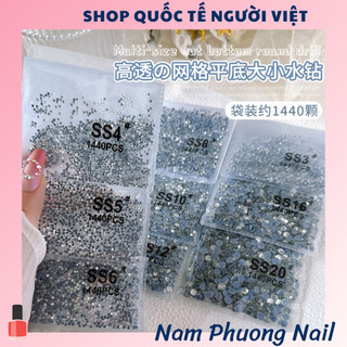 Túi 1440 viên đá chân lưới gắn móng Nail, lẻ từng size