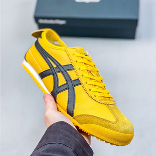 Giày thể thao cổ thấp Asics Onitsuka Tiger Mexico 66 chống sốc chống mài mòn thoải mái và đa năng Màu vàng Đen