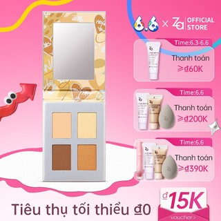 Bảng Phấn Mắt ZA 4 Màu 4.8g Lâu Trôi Sắc Tố Cao