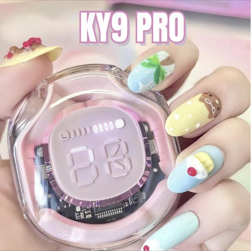 Tai Nghe Bluetooth KY9 Với màn hình LED Chất lượng âm thanh cao Cảm ứng Kiểm soát Có Micrô Đàm Thoại