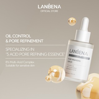 Lanbena Pimple Cure Serum Giảm Dấu Sửa Chữa Sâu Thu Nhỏ Lỗ Chân Lông Dưỡng Ẩm Chăm Sóc Da 30ml