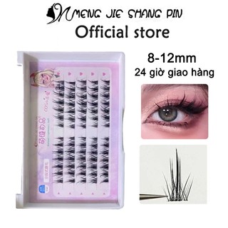Mengjieshangpin lông mi giả k8 cực kỳ mỏng trong suốt Terrier lông mi quỷ dày lông mi mềm 8-12MM