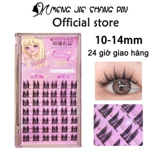 Mengjieshangpin lông mi giả lười biếng tinh khiết mèo hệ tinh ranh lông mi dày ăn ảnh 10-14mm