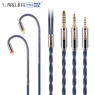 Tai nghe Uareliffe NiceHCK MixPP Cáp có thể thay thế 6N OCC Dây nâng cấp tai nghe âm thanh HiFi Phụ kiện tai nghe âm thanh Line3.5 / 2.5 / 4.4mm MMCX / 0.78mm