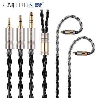 Uareliffe NiceHCK BlackCat Tai Nghe Cáp Thay Thế Kẽm Hợp Kim Đồng Dầu Ngâm Âm Thanh HIFI Dây Nâng Cấp Tai Nghe Phụ Kiện Tai Nghe MMCX / 0.78mm Cho F1 Dioko Kai D13