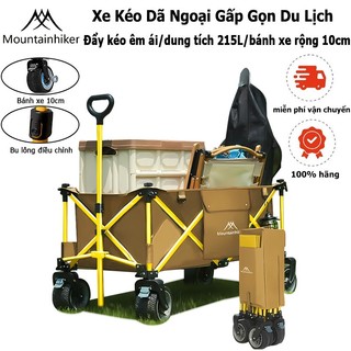 Xe kéo dã ngoại gấp,mountainhiker,bánh xe dã ngoại lớn 10 inch,cho du lịch cắm trại-SZK605