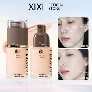  Xixi Chống Thấm Nước Matte Face Liquid Foundation 30ml Bảo Vệ Toàn Diện Che Khuyết Điểm Làm Trắng Da Mặt Kem Nền Mỹ Phẩm Cho Nữ NO.D754 