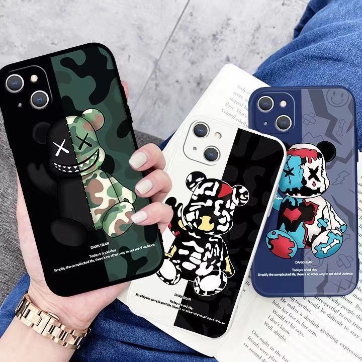TPU Bạo Lực Gấu 3 Màu Cho OPPO OPPO Mới Model 1
