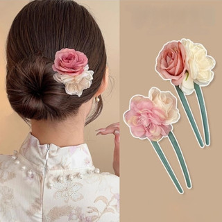 Mới Hoa Khô Hình Chữ U Kẹp Tóc Mới Phong Cách Trung Hoa Nữ Cổ Hanfu Kẹp Tóc Kẹp Tóc Hoa Mũ Phụ Kiện Tấm Kẹp Tóc