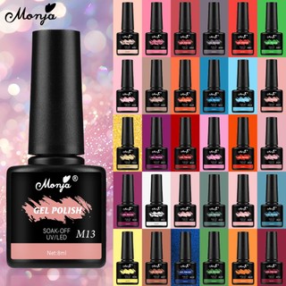Lọ sơn móng tay MONJA 8ml gồm 30 màu tùy chọn làm đẹp cho nữ